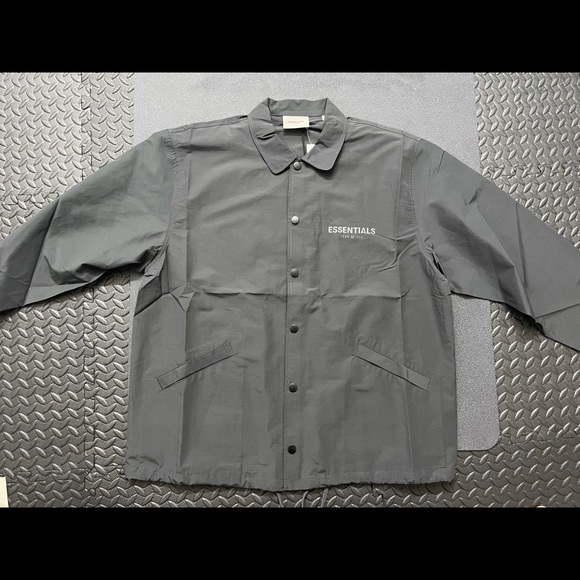 *SOLD* Fear of God Essentials Coaches Black Jacket - Picture 8 of 12